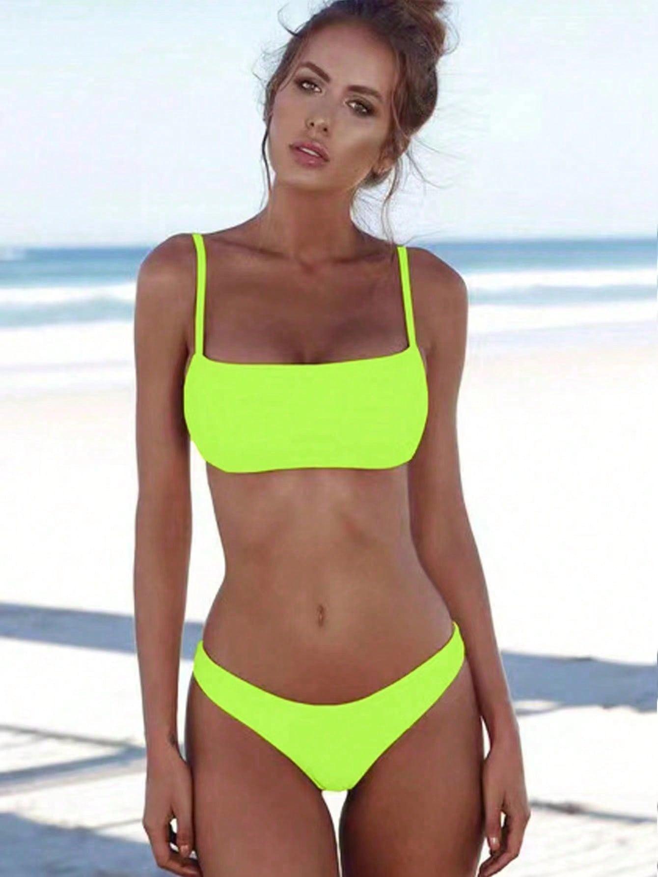 SHEIN ŻÓŁTY DÓŁ OD BIKINI S09__S