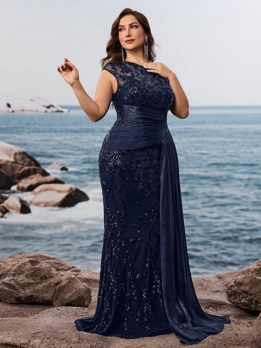 SHEIN MAXI SUKIENKA KORONKA S06__46