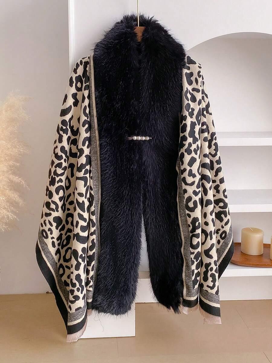 SHEIN SZAL ANIMAL PRINT