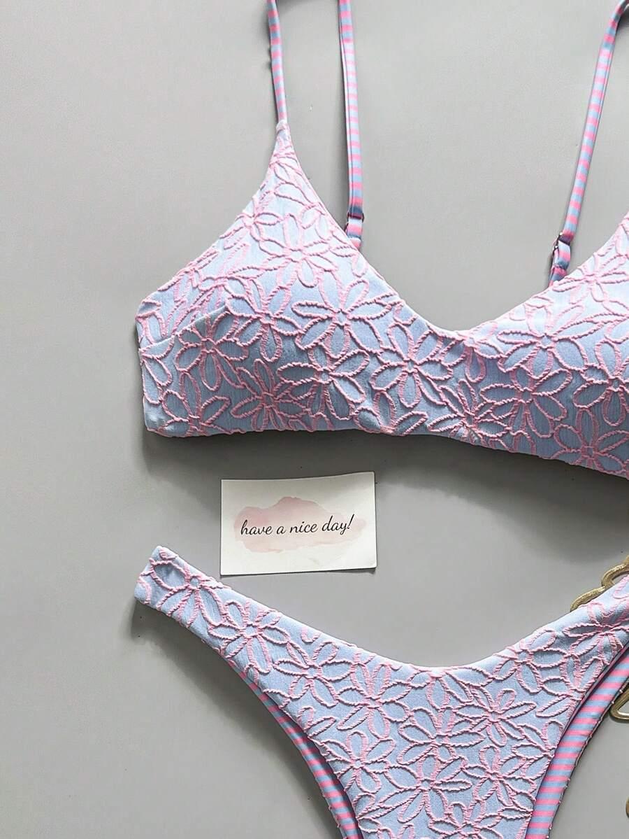 SHEIN DWUCZĘŚCIOWY STRÓJ KĄPIELOWY S09__S