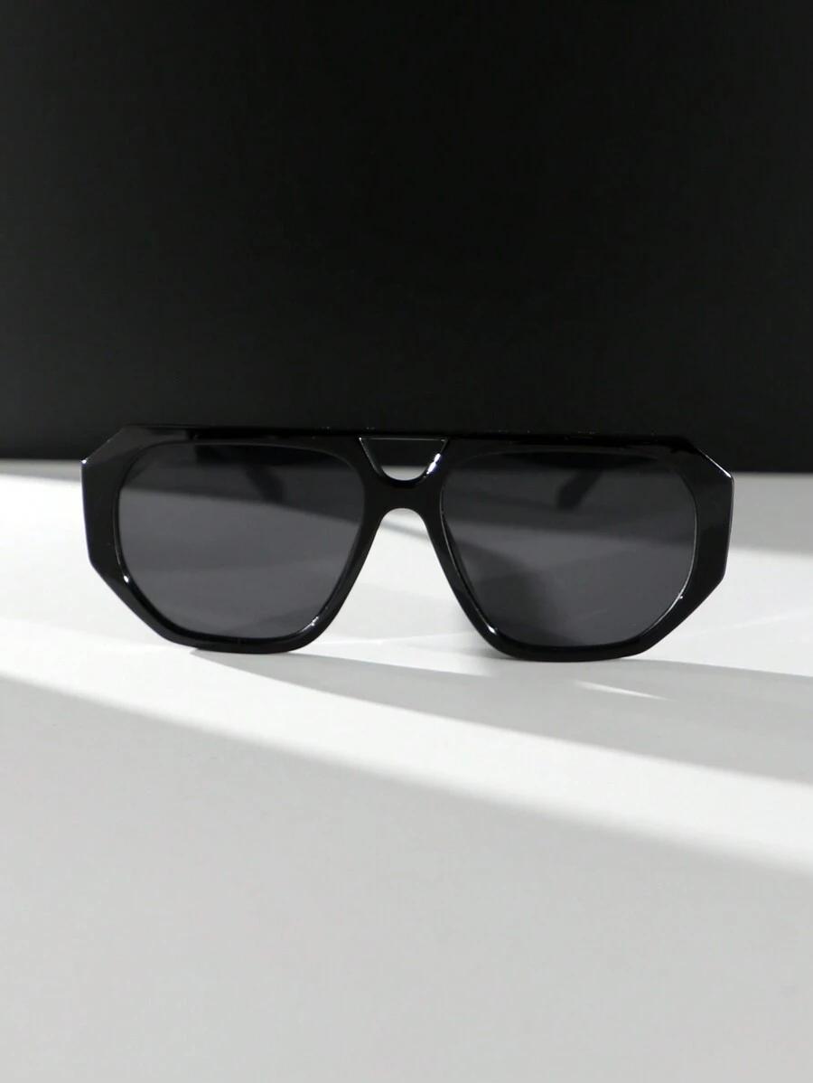 SHEIN CZARNE OKULARY PRZECIWSŁONECZNE S07