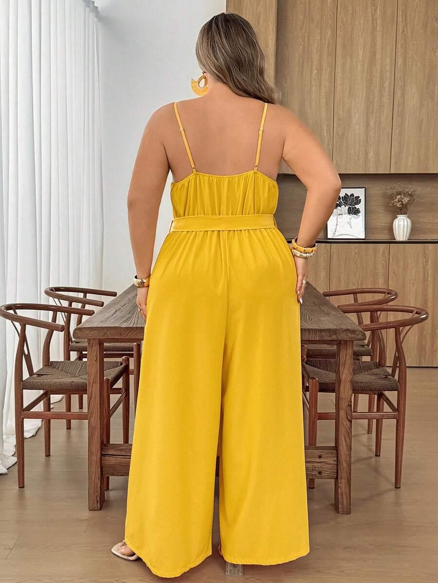 SHEIN ŻÓŁTY KOMBINEZON CASUAL S06__62