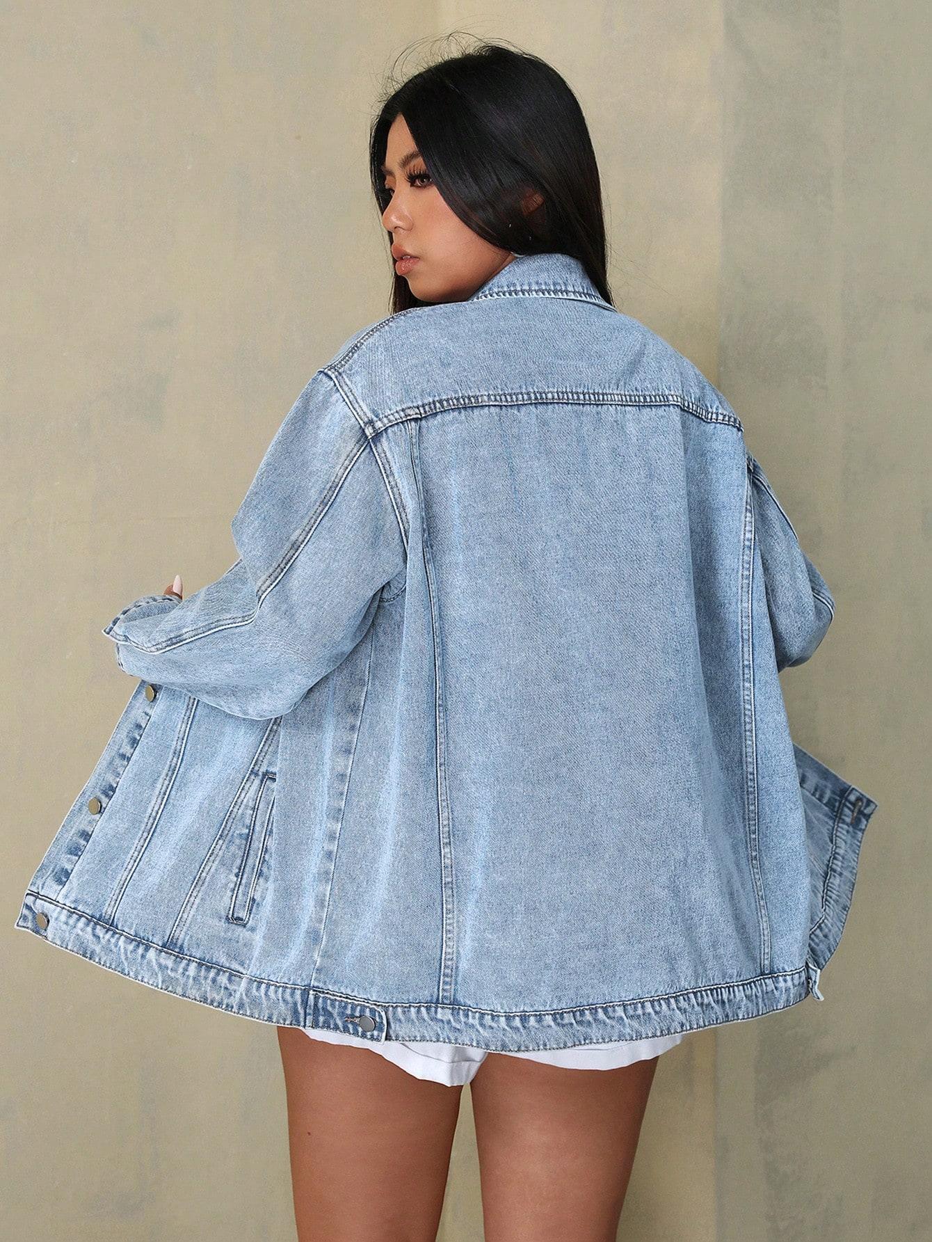 SHEIN NIEBIESKA KURTKA JEANS S06__54