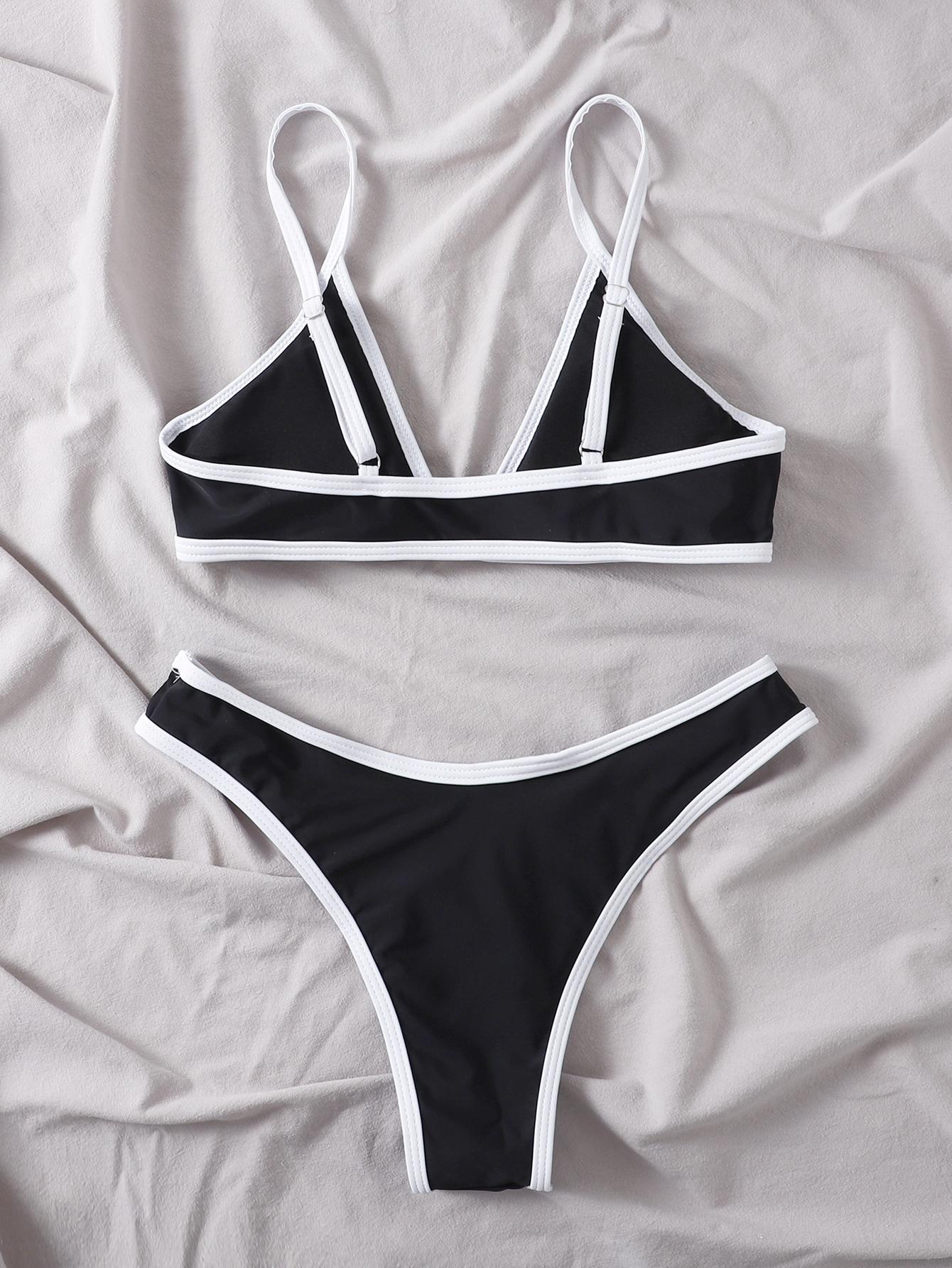 SHEIN DWUCZĘŚCIOWY STRÓJ KĄPIELOWY S09__XL
