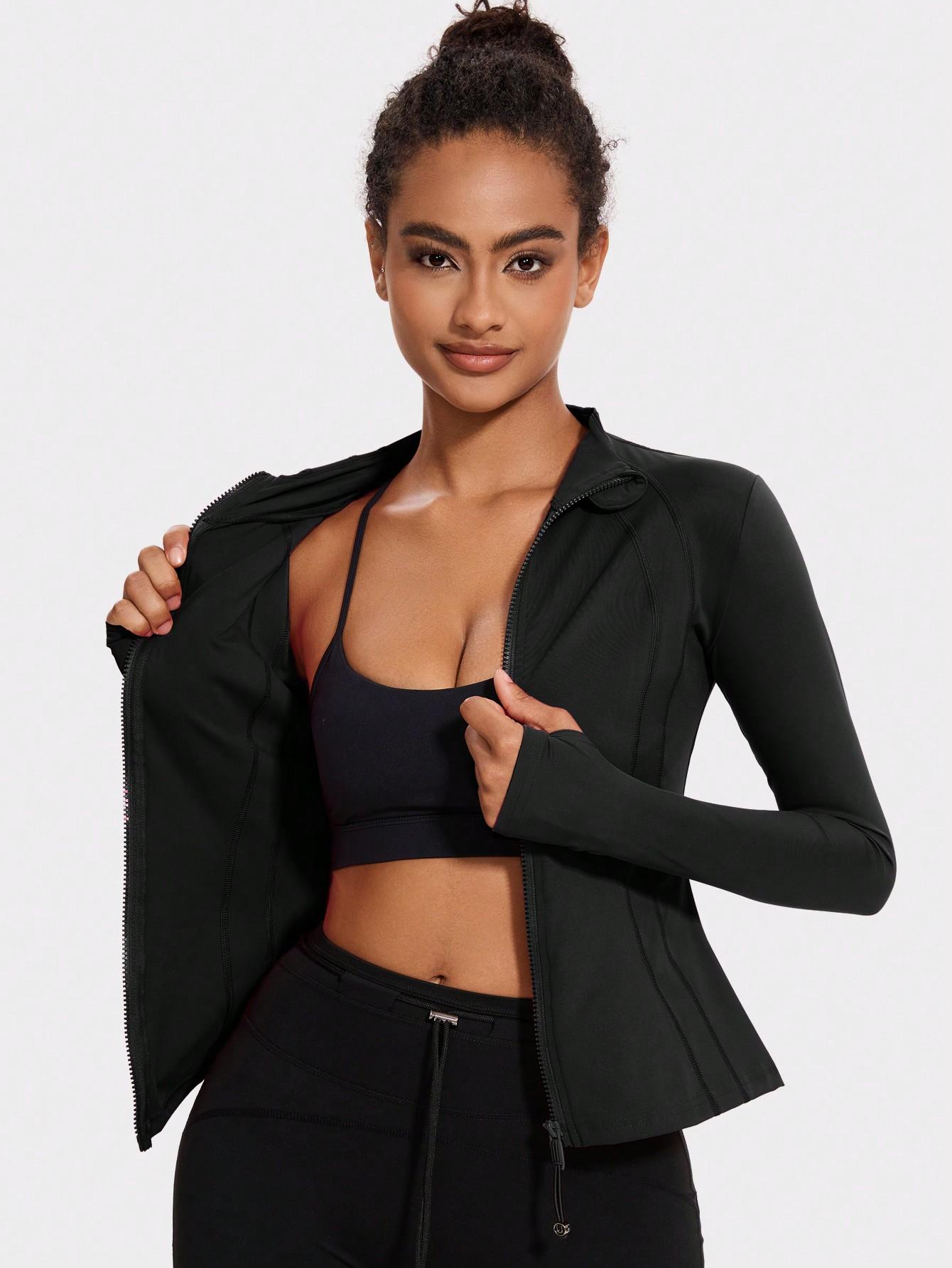 SHEIN CZARNA BLUZA ZAMEK S06__L