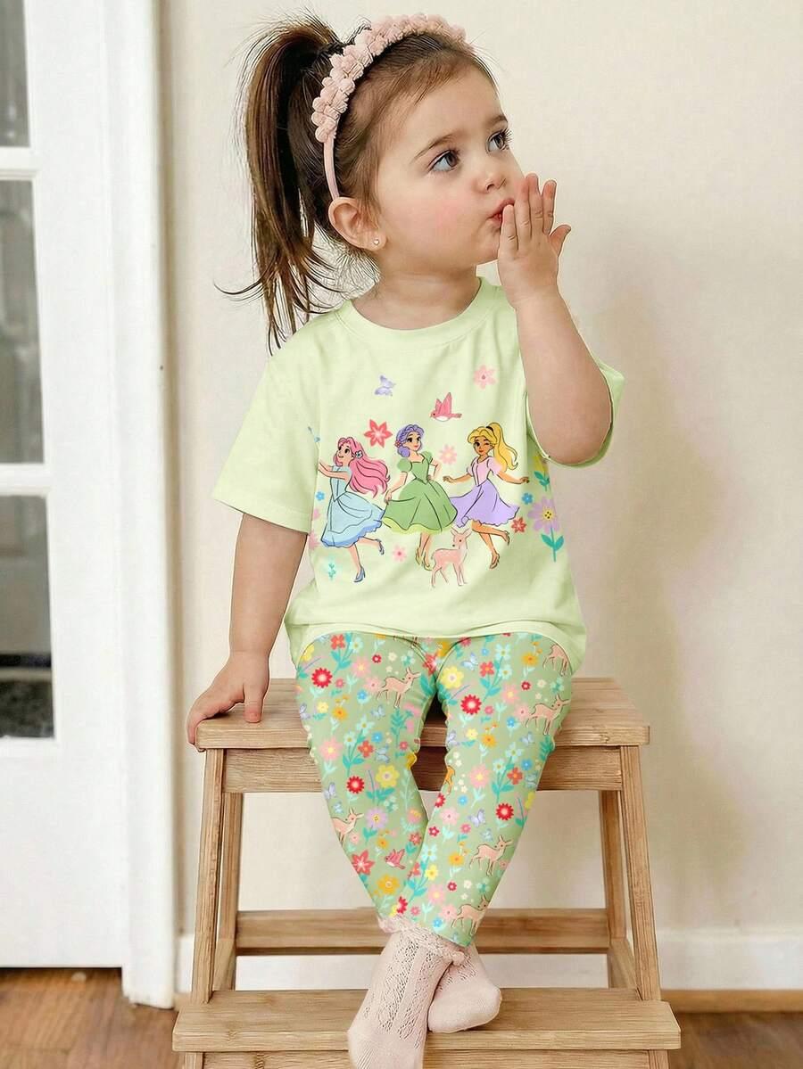 SHEIN T-SHIRT LEGGINSY KOMPLET S06__86-92