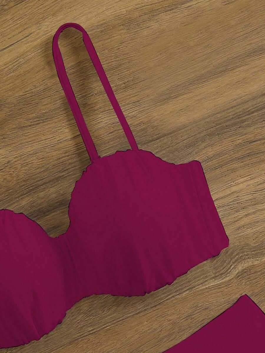 SWIM LUSHOIRE RÓŻOWY DWUCZĘŚCIOWY STRÓJ KĄPIELOWY S09__M