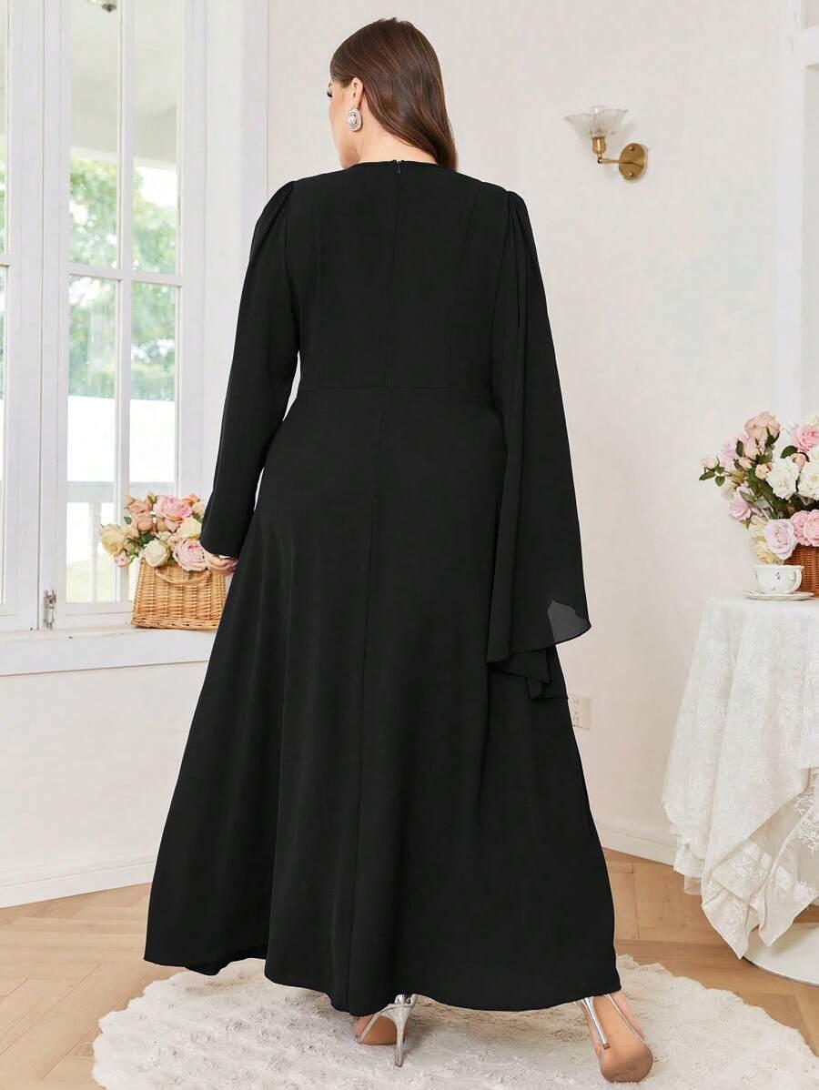 SHEIN CZARNA SUKIENKA MAXI S06__50