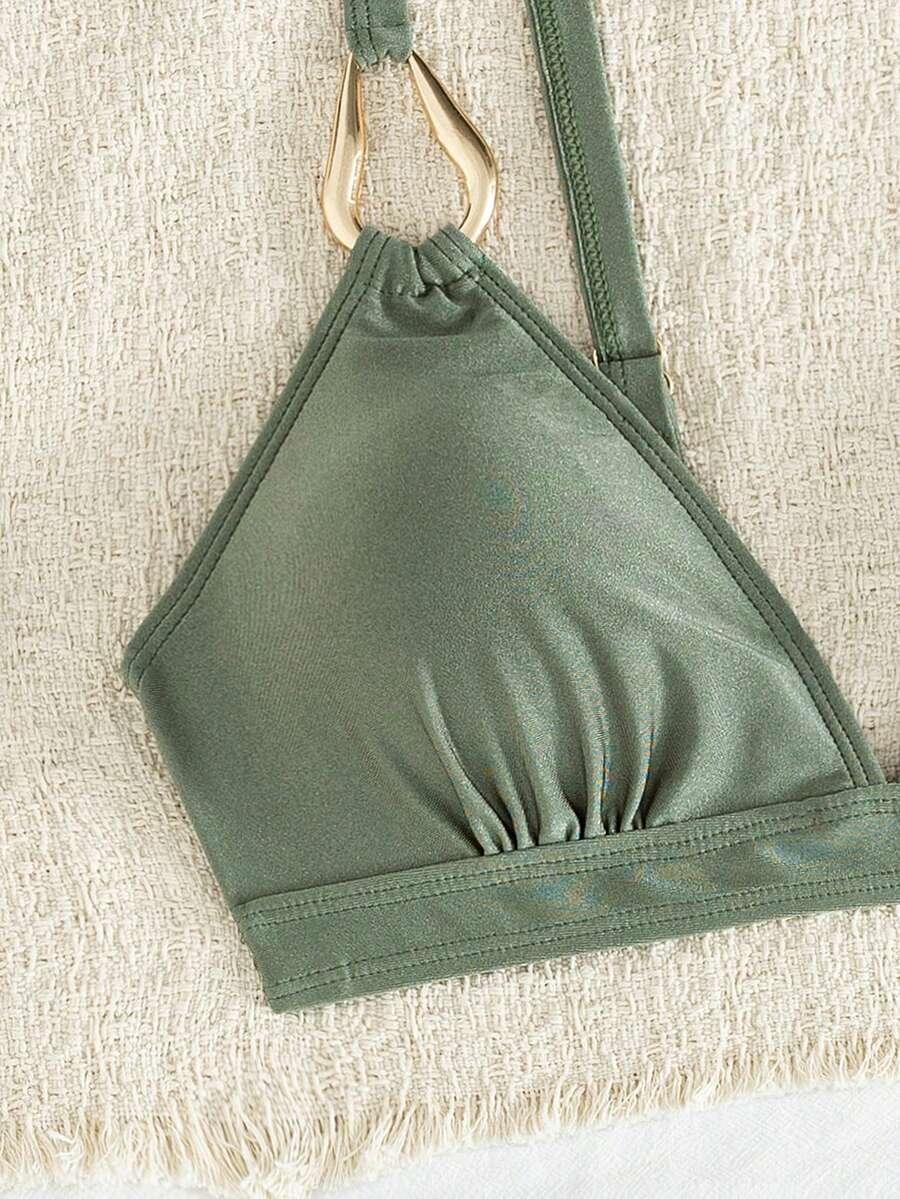 SHEIN DWUCZĘŚCIOWY STRÓJ KĄPIELOWY S09__L