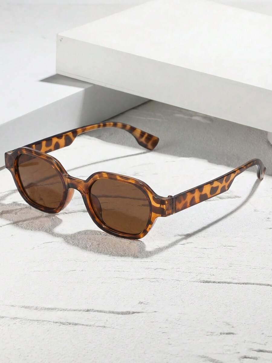 SHEIN OKULARY PRZECIWSŁONECZNE ANIMAL PRINT S07