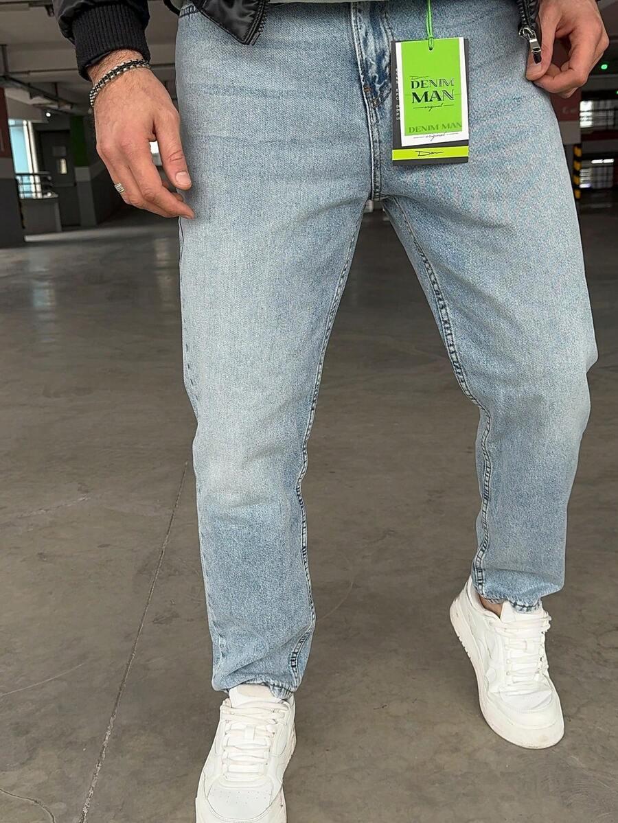 SHEIN SPODNIE JEANS PROSTA NOGAWKA S06__XS