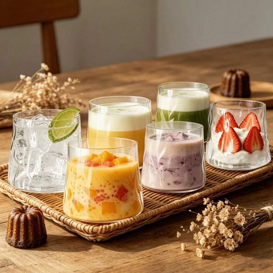 SHEIN PRZEŹROCZYSTA SZKLANKA 1SZT. S07__350ML