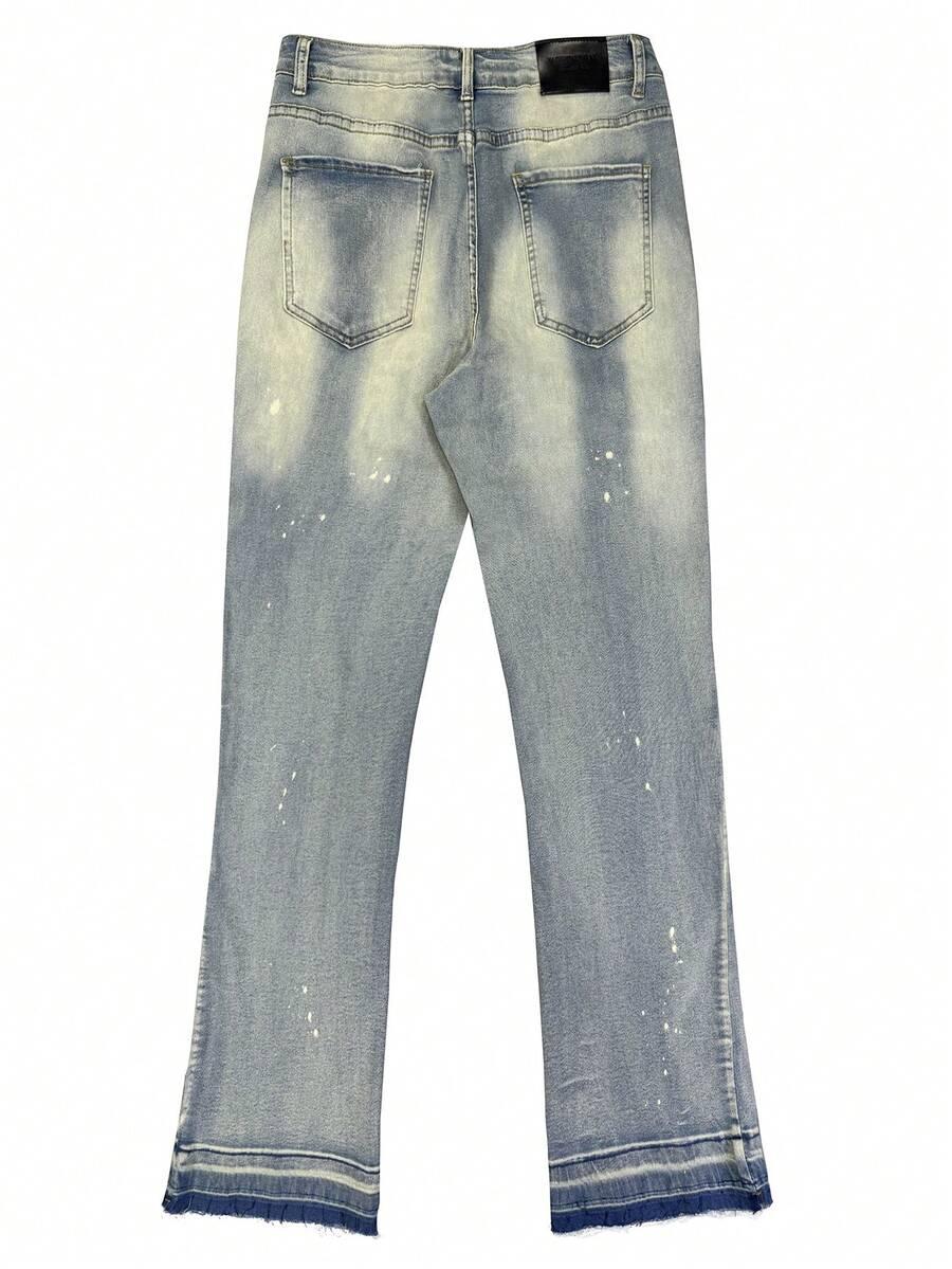 SHEIN NIEBIESKIE SPODNIE JEANS S06__XXS