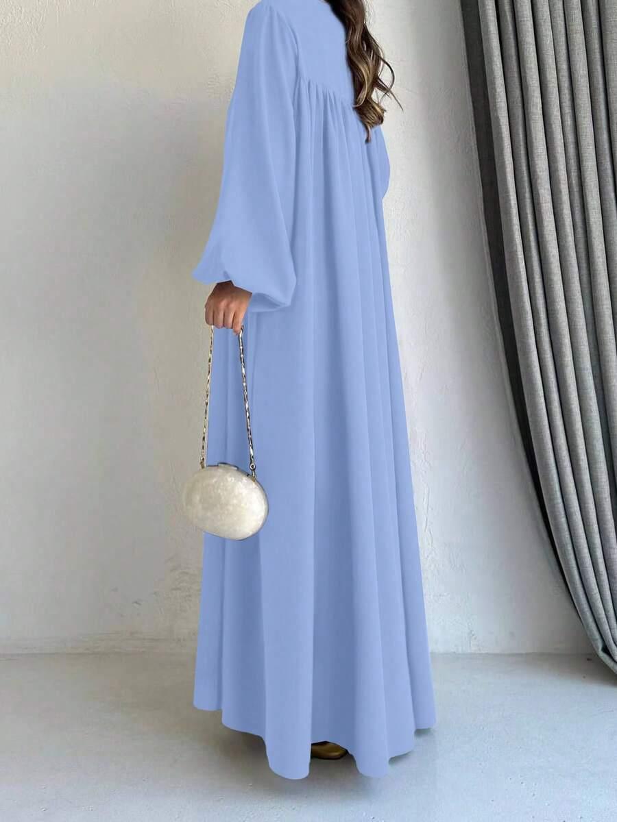 SHEIN NIEBIESKA MAXI SUKIENKA S06__OS