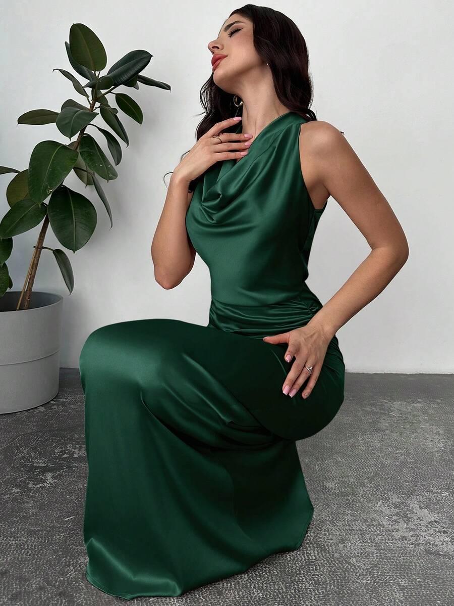 SHEIN ZIELONA SPÓDNICA TOP KOMPLET S06__XS
