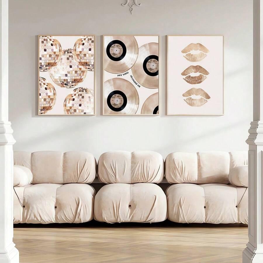 SHEIN PLAKAT WZÓR 3-PACK S07__40X60