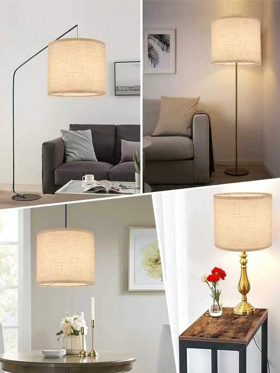 SHEIN BEŻOWY KLOSZ DO LAMPY S07__20X18