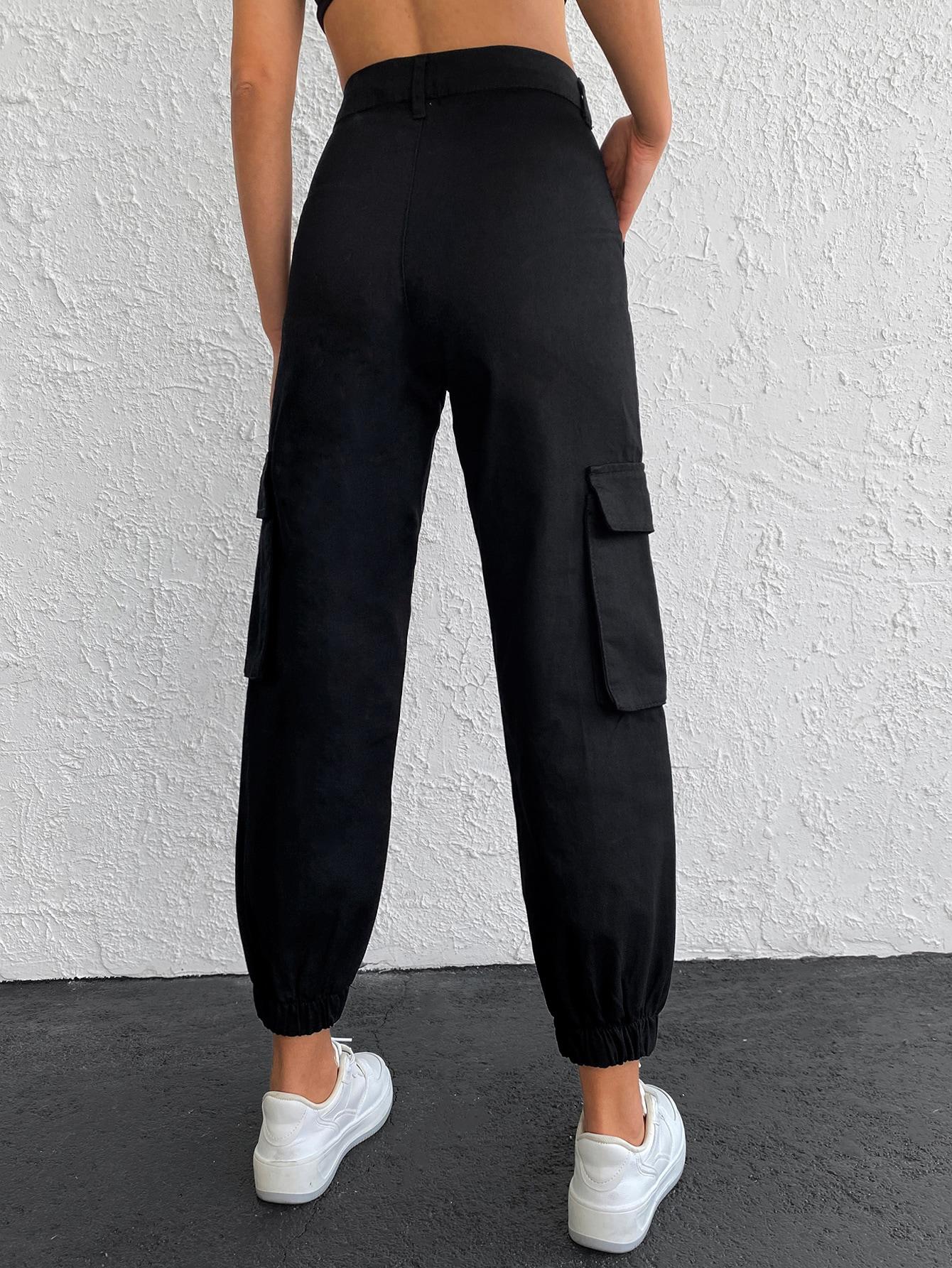 SHEIN CZARNE SPODNIE JEANS S06__XL