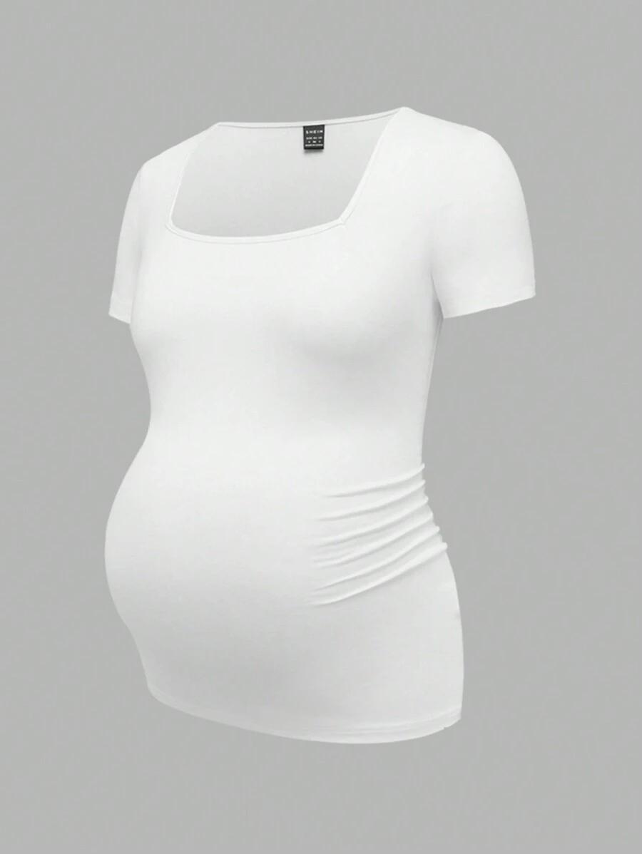 SHEIN CIĄŻOWA BLUZKA KRÓTKI RĘKAW 3-PACK S06__XL