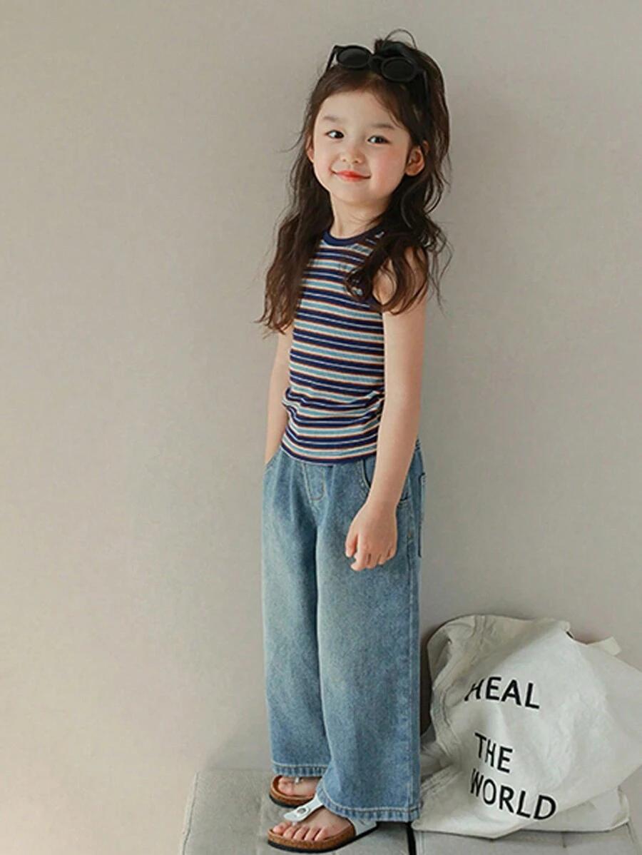 SHEIN SPODNIE JEANS KIESZENIE S06__98/104