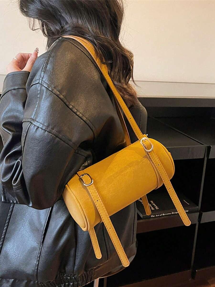 SHEIN BRĄZOWA TOREBKA NA RAMIĘ S07