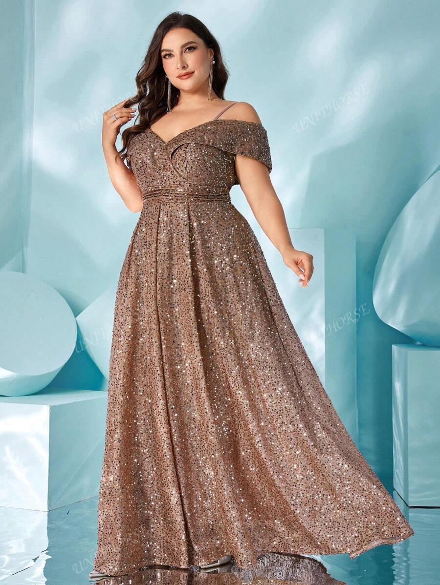 SHEIN MAXI SUKIENKA CEKINY S06__46