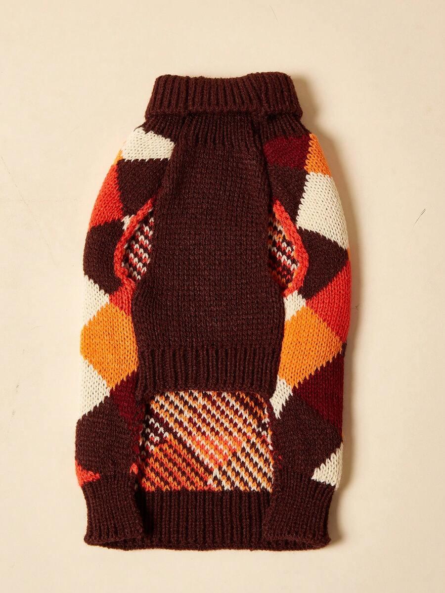 PETSIN DZIANINOWY SWETER WZÓR W01__XXL