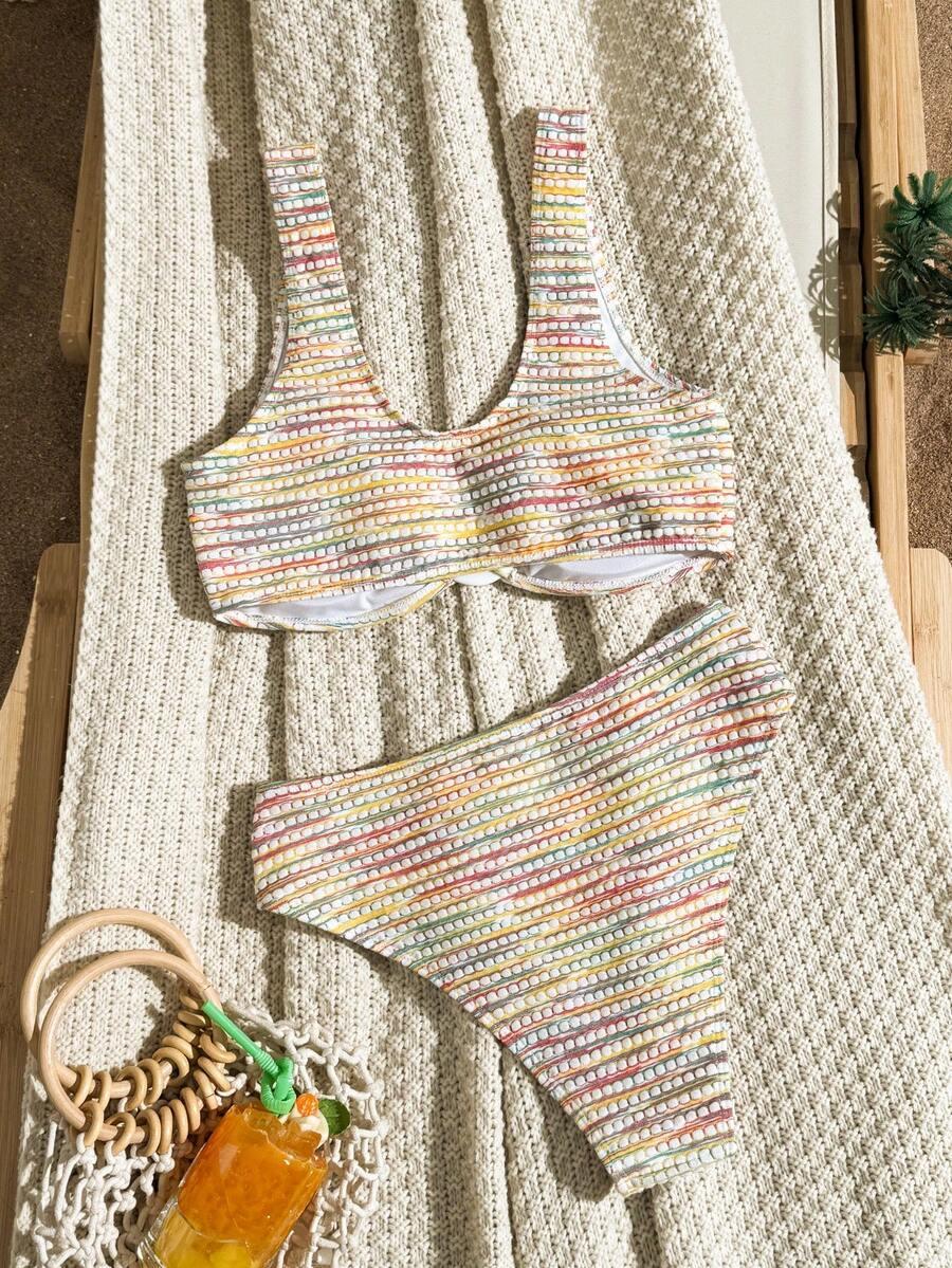 SHEIN DWUCZĘŚCIOWY STRÓJ KĄPIELOWY S09__XL