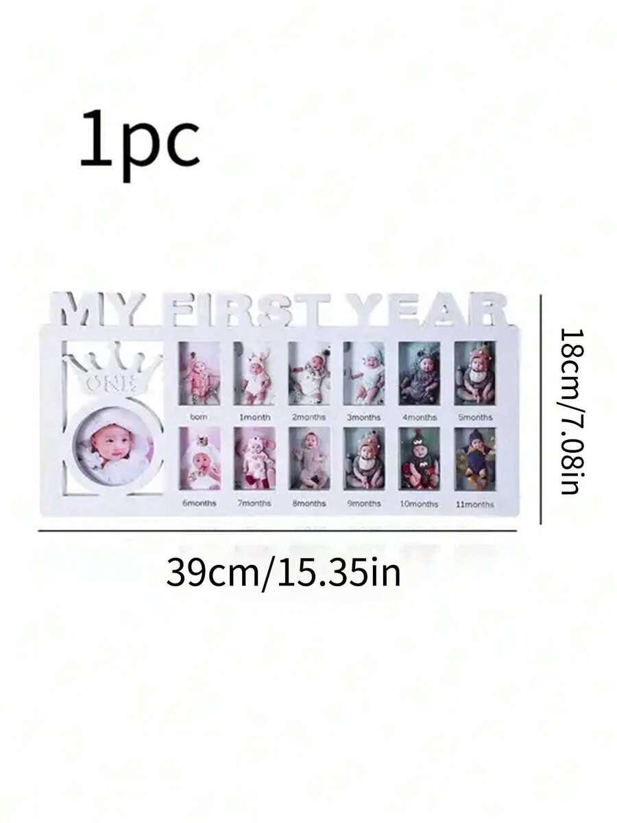 SHEIN BIAŁA RAMKA NA ZDJĘCIA MY FIRST YEAR S07__39X18