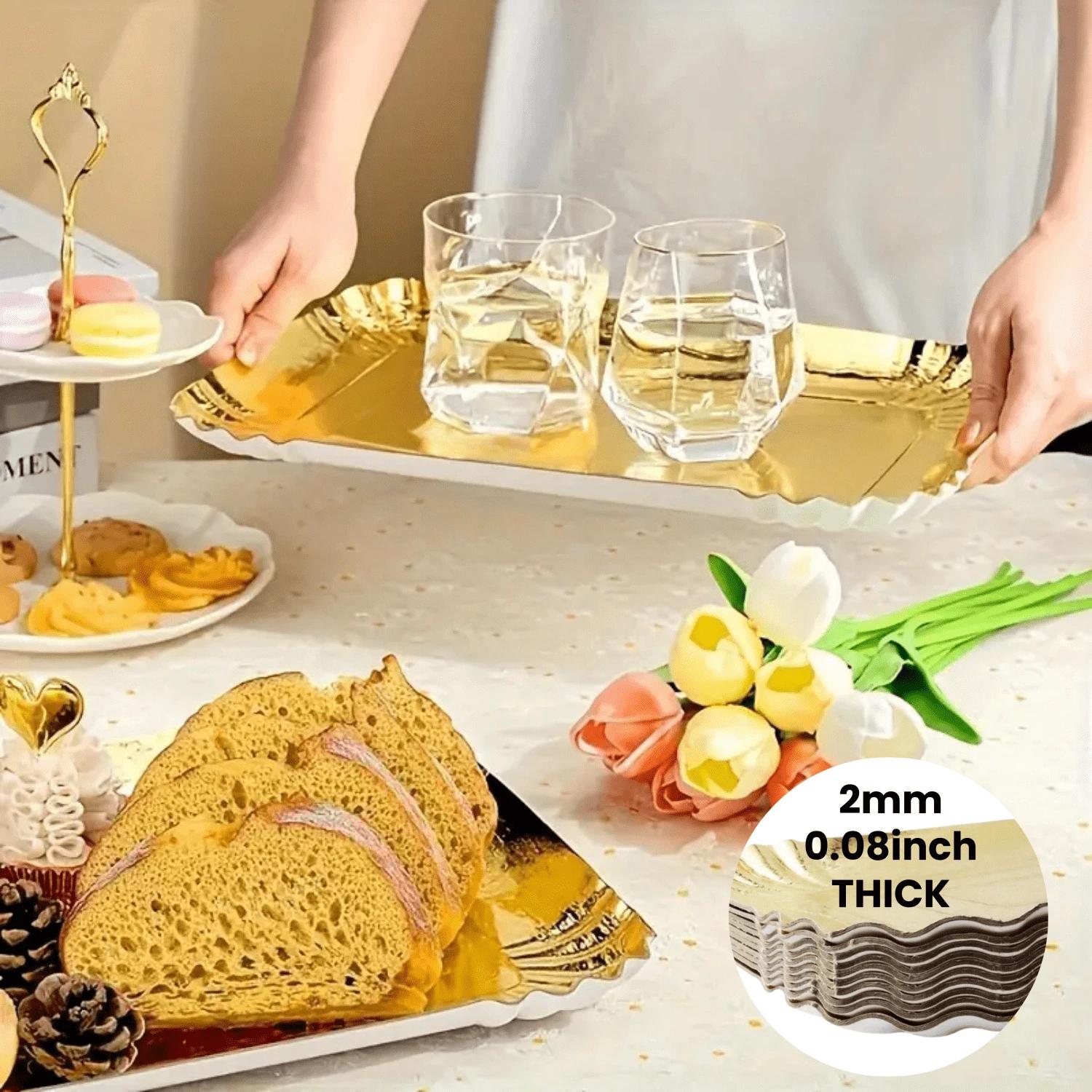 SHEIN ZŁOTA TACA NA TORT 10-PACK S07__29X42