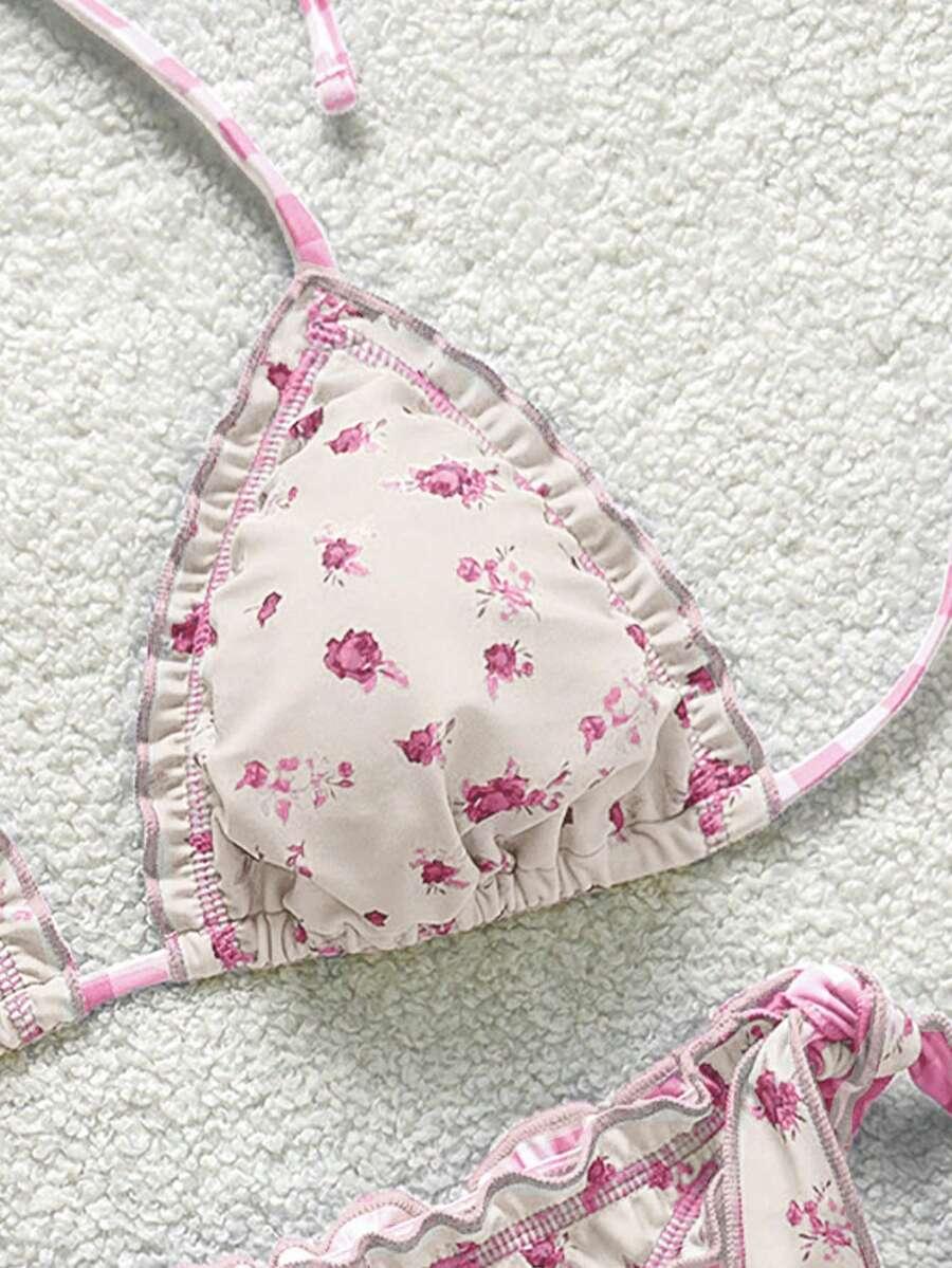 SHEIN DWUCZĘŚCIOWY STRÓJ KĄPIELOWY S09__M