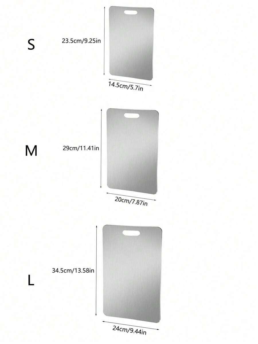 SHEIN METALOWA DESKA DO KROJENIA 3-PACK S07