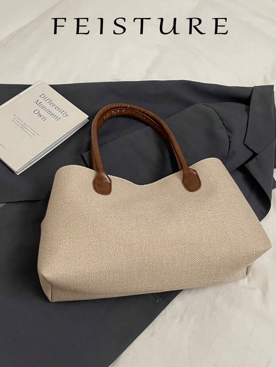SHEIN BEŻOWA TOREBKA NA RAMIĘ S07__37X20