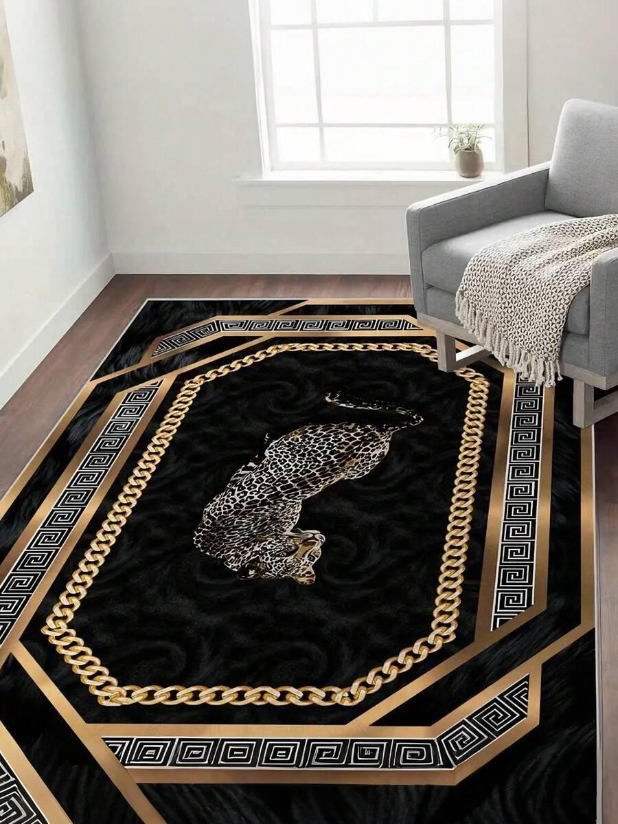SHEIN DYWAN WZÓR ANIMAL PRINT S07__140X200
