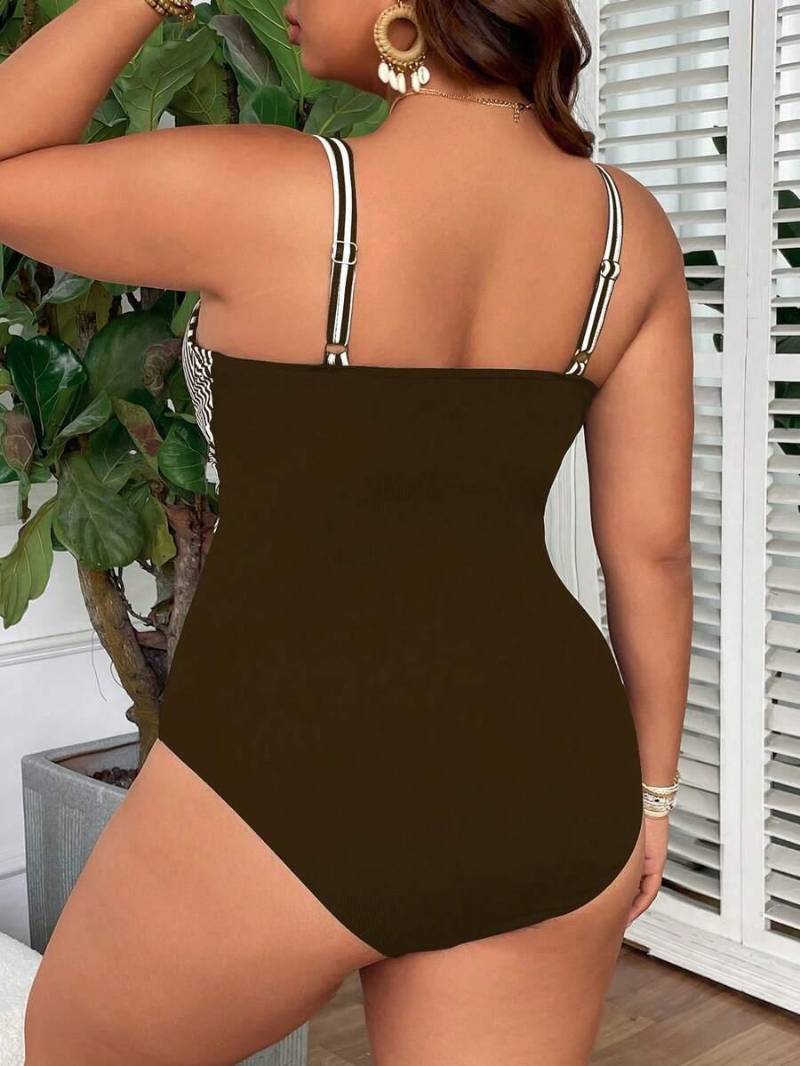 SWIM LUSHOIRE JEDNOCZĘŚCIOWY KOSTIUM KĄPIELOWY WZÓR PASKI PK01__50