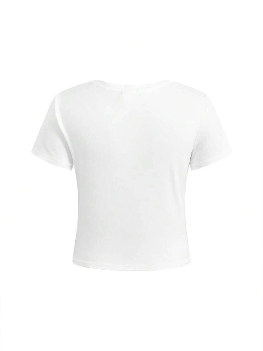 SHEIN TOP KRÓTKI RĘKAW 4-PACK S06__140-146