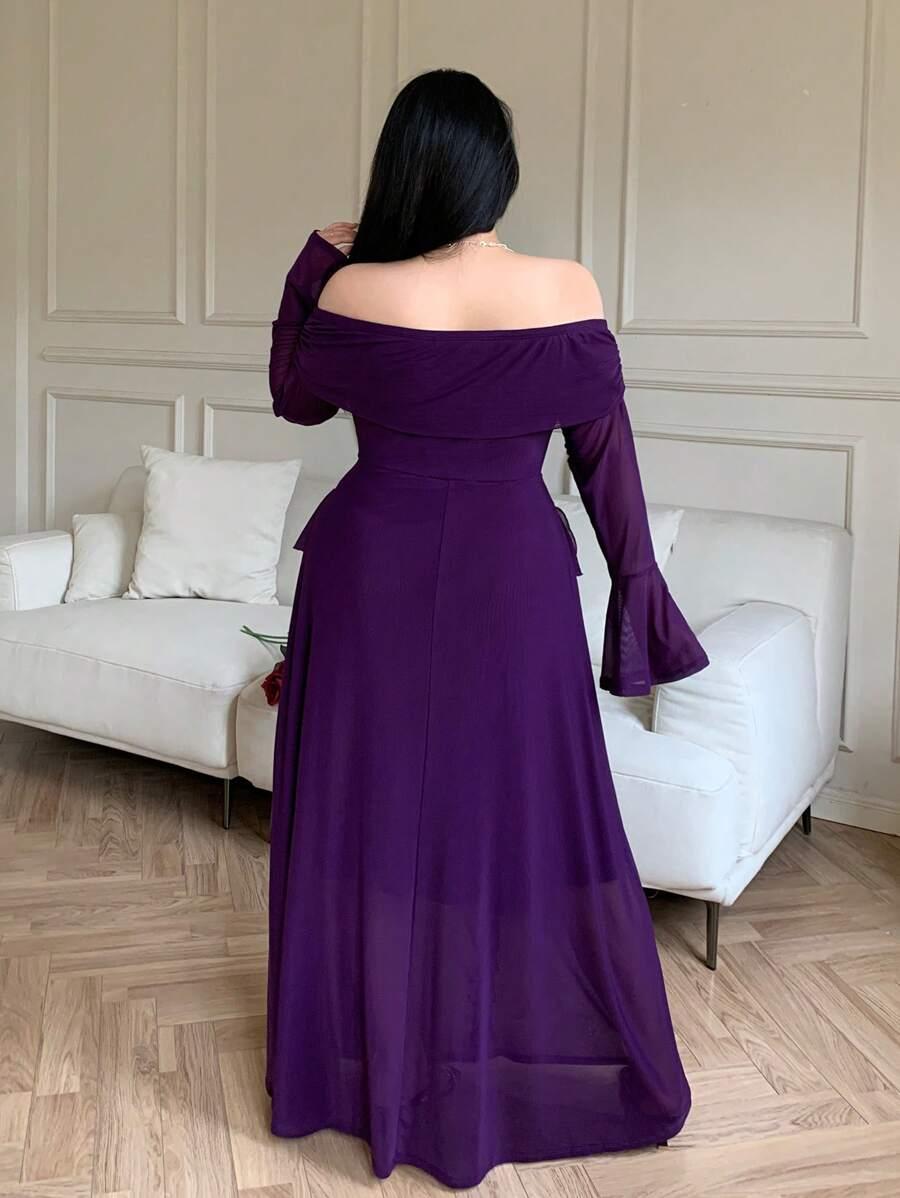 MODELYN FILETOWA MAXI SUKIENKA