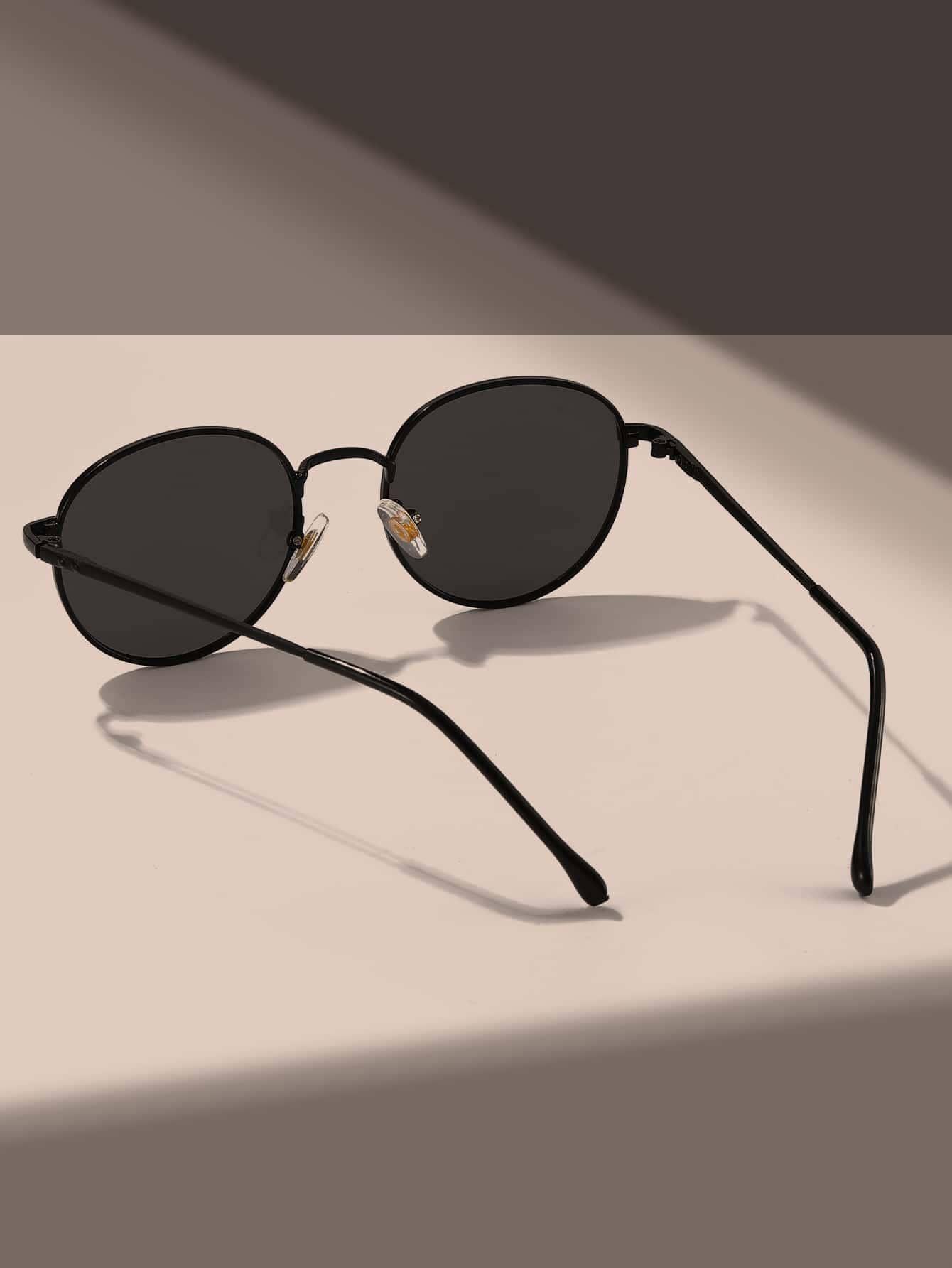 SHEIN CZARNE OKULARY PRZECIWSŁONECZNE S07