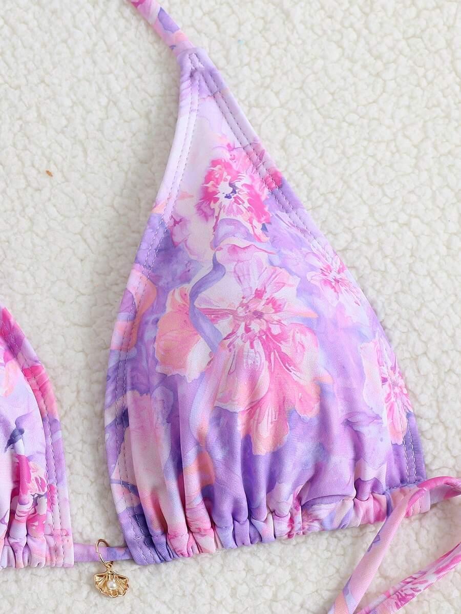 SHEIN DWUCZĘŚCIOWY STRÓJ KĄPIELOWY NARZUTKA KOMPLET S09__XS