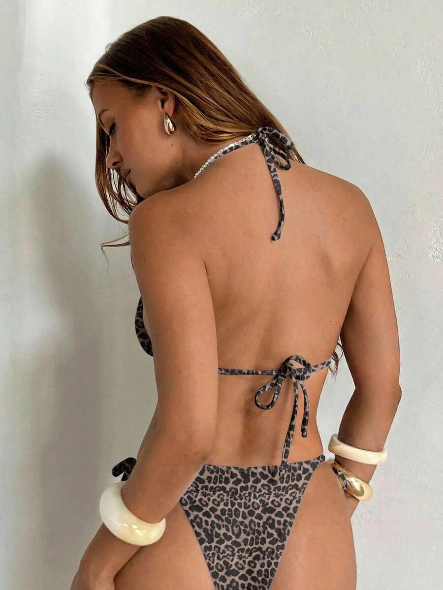 ALORUH DWUCZĘŚCIOWY STRÓJ KĄPIELOWY ANIMAL PRINT S09__L