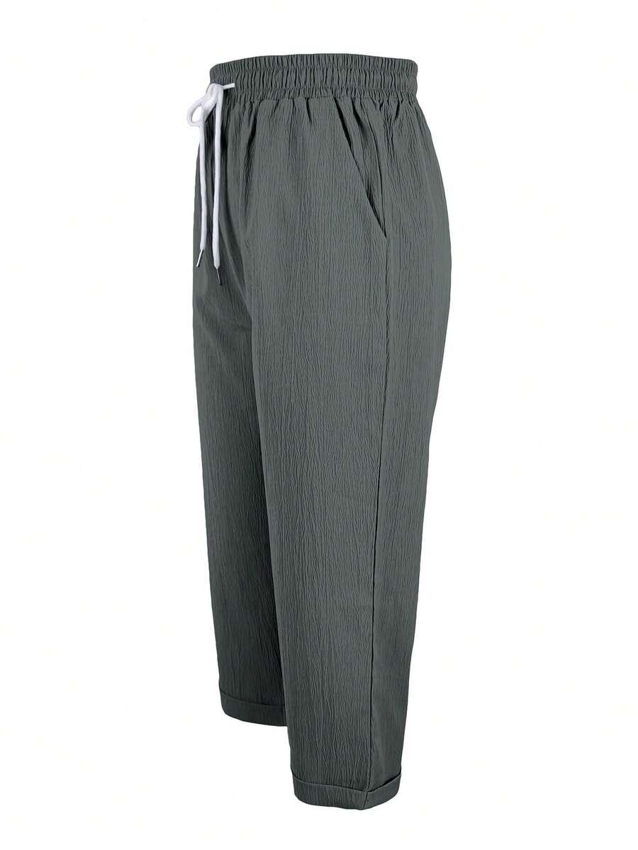 SHEIN SZARE SPODNIE 3/4 NOGAWKA S09__XXL