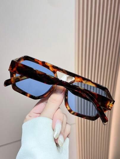 SHEIN OKULARY PRZECIWSŁONECZNE ANIMAL PRINT S07