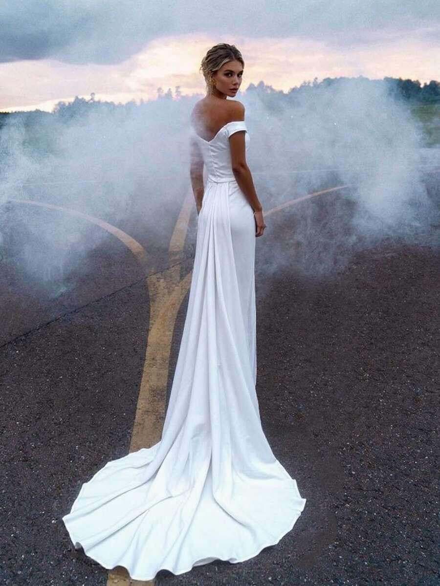 SHEIN BIAŁA SUKNIA ŚLUBNA S06__36