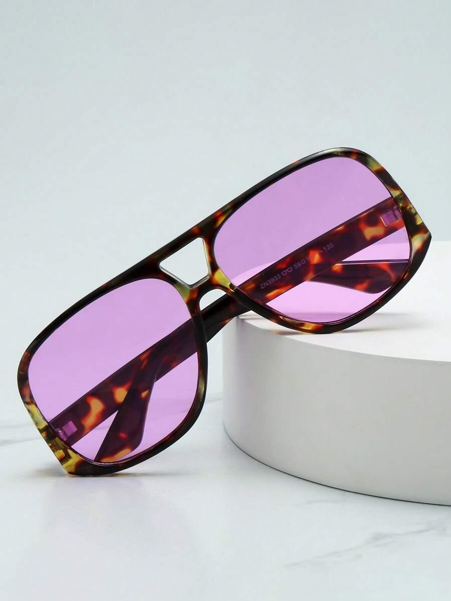 SHEIN OKULARY PRZECIWSŁONECZNE ANIMAL PRINT S07