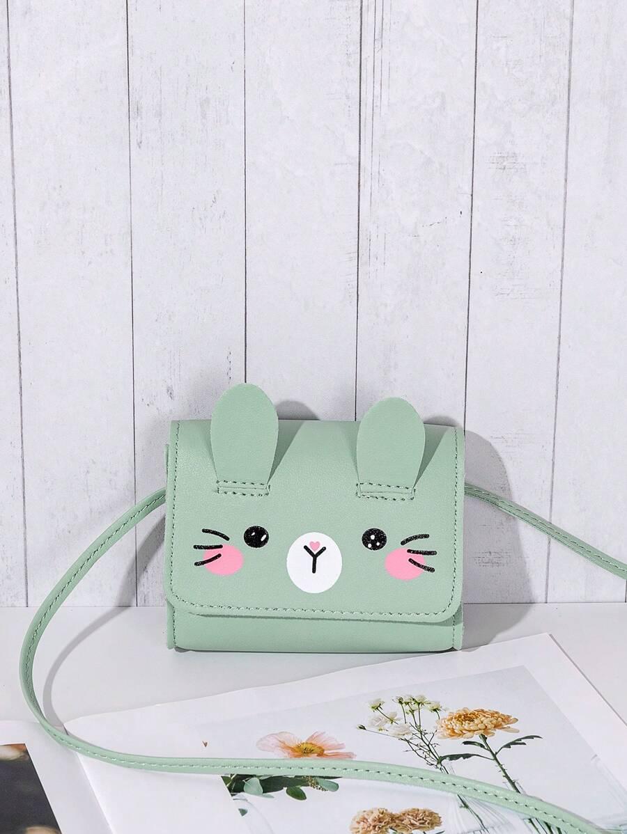 SHEIN ZIELONA TOREBKA NA RAMIĘ PRINT S07__12X12CM