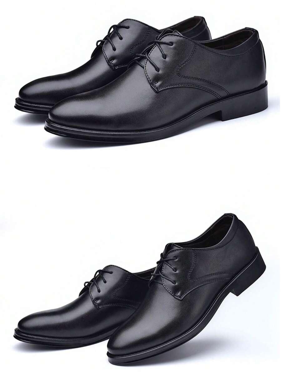 SHEIN CZARNE SZNUROWANE PÓŁBUTY S06__41
