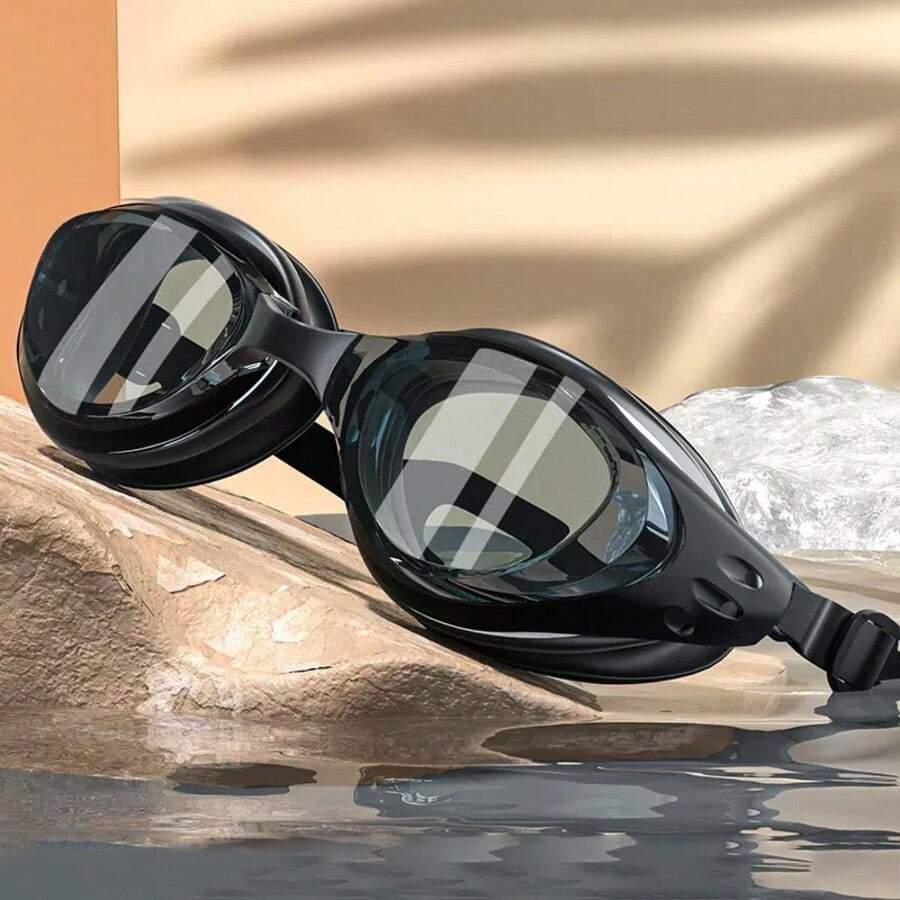 SHEIN CZARNE OKULARY DO PŁYWANIA S07