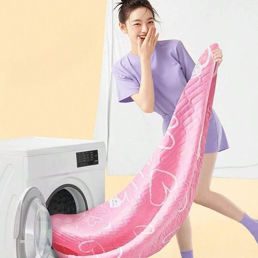 SHEIN RÓŻOWY PODKŁAD NIEPRZEMAKALNY S07__100X150