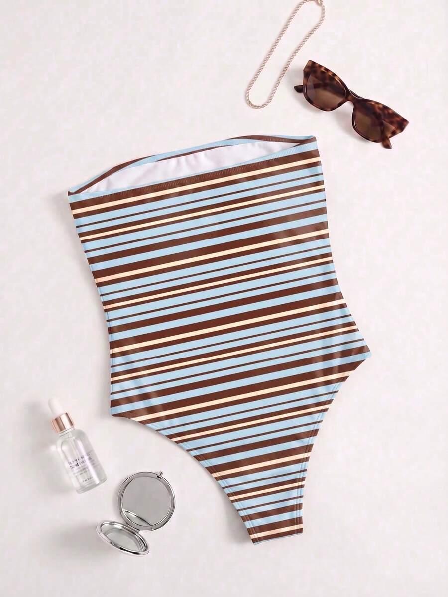 SHEIN JEDNOCZĘŚCIOWY STRÓJ KĄPIELOWY S09__XS