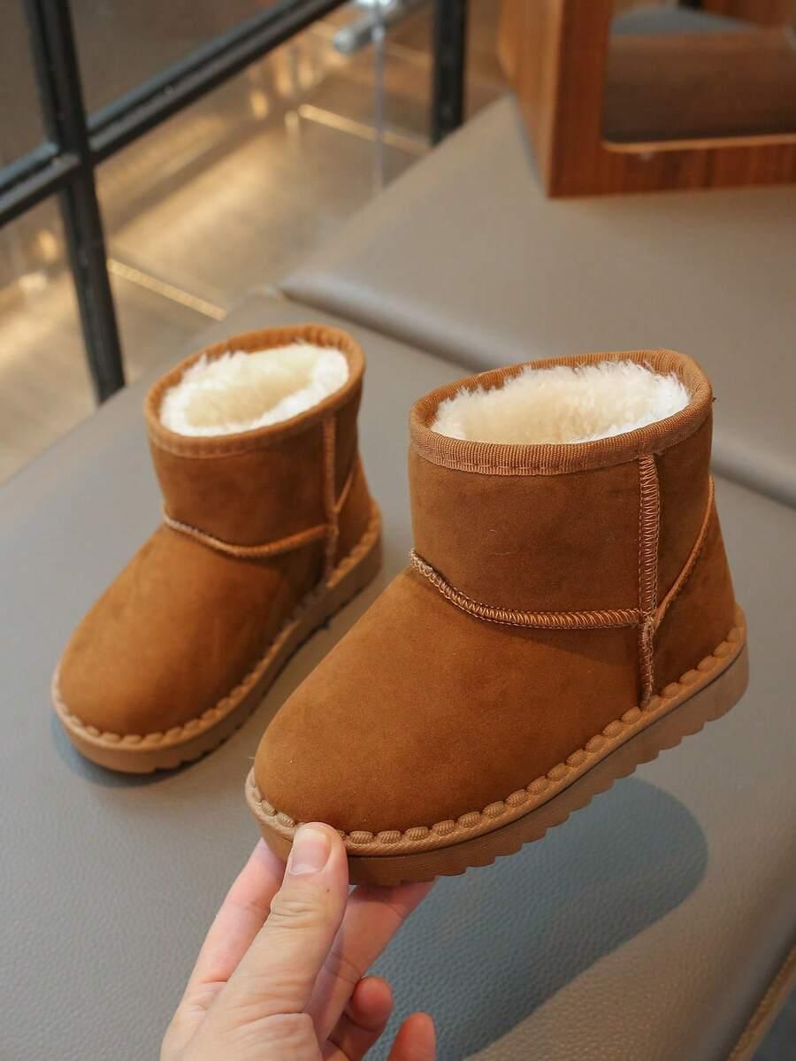 SHEIN BRĄZOWE BUTY ŚNIEGOWCE W01__34